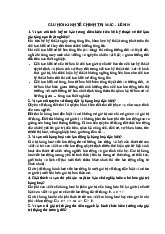 Câu hỏi Kinh tế Chính trị - Kinh tế chính trị Mác Lênin | Trường Đại học Kinh tế, Đại học Quốc gia Hà Nội