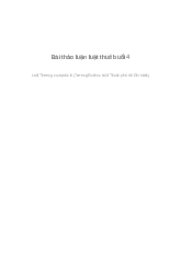 Bài thảo luận luật thuế TNDN - Buổi 4