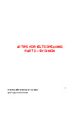 Top 40 TIPS FOR Ielts Speaking PART 2 - Tài liệu tham khảo | Đại học Hoa Sen