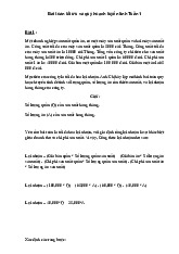 Quy Hoạch Tuyến Tính và Ứng Dụng - Bài Tập Tuần 1 | Môn Đại số tuyến tính 1 - Đại học Sư phạm Kỹ thuật Thành phố Hồ Chí Minh