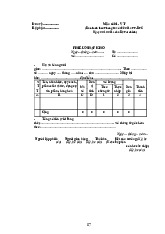Mẫu Tồn Kho và Tài Chính: Phiếu Nhập, Xuất, Kiểm Kê và Đề Nghị - 200/2014/TT-BTC. Môn Kế toán tổng hợp | Trường Đại học Giao thông Vận tải.
