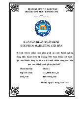 Chính sách Phân phối của Doanh Nghiệp tại Việt Nam | Bài thảo luận marketing căn bản