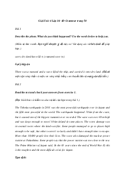 Giải Tiếng Anh 10 Unit 4: 4D Grammar | Friends Global