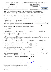 Đề thi thử tốt nghiệp THPT 2025 môn Toán Sở GD&ĐT Hà Tĩnh