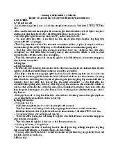 Tài liệu hóa học 11- Chương 2: NITROGEN VÀ SULFUR Tiết 11+12: