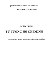 Giáo trình Tư Tưởng Hồ Chí Minh | Trường Đại học Quốc tế, Đại học Quốc gia Thành phố Hồ Chí Minh