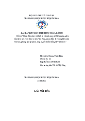 Mối quan hệ biện chứng giữa tồn tại xã hội và ý thức xã hội  - Triết học Mác Lenin| Đại học Kinh Tế Quốc Dân