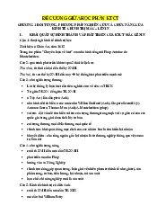 Đề cương giữa học phần môn Kinh tế chính trị | Đại Học Hà Nội