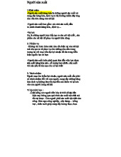 Người Sản Xuất và Vai Trò Quan Trọng Trong Xã Hội