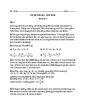 Đề ôn gki số 3 toán 9