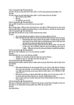Giải bài tập SGK Tin học 6 bài 4: Máy tính và phần mềm máy tính | Chân trời sáng tạo