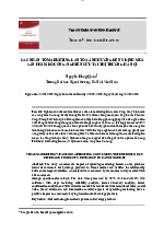 Nghiên cứu về Marketing Lan Tỏa và Ý Định Mua Sản Phẩm Đồ Uống | Môn Nghiên cứu Marketing - Đại học Kinh tế và Quản trị kinh doanh, Đại học Thái Nguyên