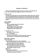 Nội quy cửa hàng - Phân tích hoạt động kinh doanh | Đại học Mở Hà Nội