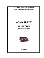 Giáo trình giảng dạy môn Cơ Sở Dữ Liệu | Học viện Báo chí và Tuyên truyền