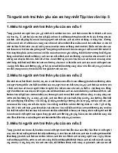 Tả người anh trai thân yêu của em hay nhất Tập làm văn lớp 5