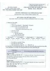 Pháp Luật Đại Cương: Nội Dung và Kết Quả Học Tập Môn: Pháp luật đại cương | Trường: Học Viện nông nghiệp Việt Nam