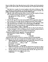 Tóm tắt tài chính và kế toán môn Giải tích | Học viện Công Nghệ Bưu Chính Viễn Thông