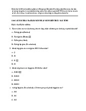 Đề Trắc Nghiệm Môn Nhập Môn Kiến Trúc Máy Tính - GEMINI PRO. Môn Kiến trúc máy tính | Đại học Công nghệ Thành phố Hồ Chí Minh