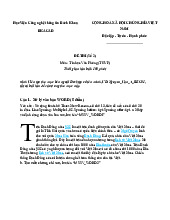 ĐỀ THI Môn Tin học Văn Phòng | Học viện Hành chính Quốc gia