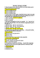 Tài liệu ôn tập kiến thức cơ bản môn Pháp luật đại cương | Đại học Công nghệ Giao thông vận tải