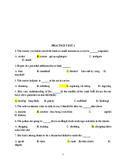 Lexico- Word Form - Open closeTEST with answers (48 pages)