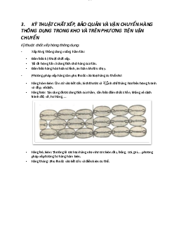 Tài liệu Logistics vận tải hàng hóa | Trường Đại học Giao thông Vận Tải