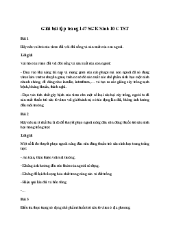 Sinh học 10 Bài 30: Ứng dụng của virus trong y học và thực tiễn sách Chân Trời Sáng Tạo