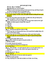 TOP câu hỏi trắc nghiệm Môn Kế toán quản trị | Đại học Bách Khoa Hà Nội