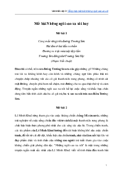 TOP 55 mẫu mở bài Những ngôi sao xa xôi hay chọn lọc | Văn mẫu lớp 9
