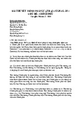 Đề cương môn Pháp luật đại cương - trường đại học kinh tế- tài chính thành phố Hồ chí minh