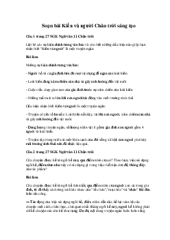 Soạn bài Kiến và người | Ngữ văn 11 Chân trời sáng tạo