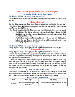 Soạn Ngữ văn 6 sách Chân trời sáng tạo (Tập 1) bài Cô gió mất tên trang 98