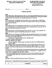 Đề thi kế toán tài chính - trường Đại học Kinh tế Thành phố Hồ Chí Minh