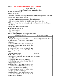 Giáo án Toán lớp 4 Tuần 3 | Kết nối tri thức