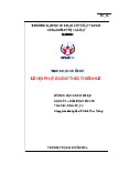 Lễ hội phật giáo ở Thừa Thiên Huế | Tiểu luận môn Cơ sở văn hóa Việt Nam Trường đại học sư phạm kỹ thuật TP. Hồ Chí Minh