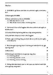 Đề cương môn Chủ nghĩa xã hội khoa học | Đại Học Hà Nội