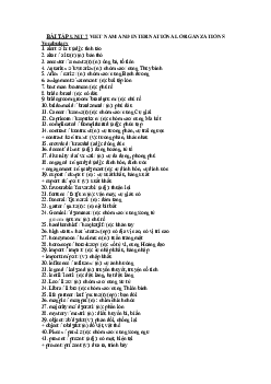 Bài tập tiếng Anh lớp 10 Unit 7 sách Kết nối tri thức với cuộc sống bộ 2