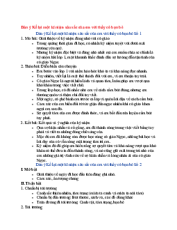 Văn mẫu lớp 6 Cánh diều bài Dàn ý Kể lại một kỉ niệm sâu sắc của em với thầy cô bạn bè