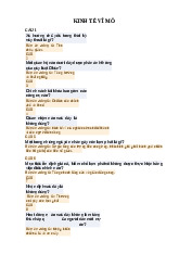 Câu hỏi và đáp án cho kỳ thi cuối kỳ Kinh tế vĩ mô | Đại học Kinh tế kỹ thuật công nghiệp