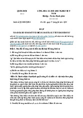 Luật sửa đổi Bộ luật tố tụng hình sự