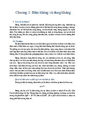 Bài 3 - Điện kháng và dung kháng - Kỹ Thuật Điện | Trường Đại học Công nghệ, Đại học Quốc gia Hà Nội