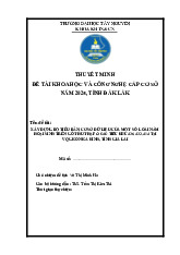 Thuyết Minh Đề Tài: Nấm Hoại Sinh Trên Gỗ môn Sinh học về thực vật | Trường Đại Học Tây Nguyên