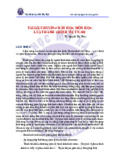 Tài liệu Hướng Dẫn Học Tập Môn Luật Hành Chính Việt Nam  | Trường đại học Mở Hà Nội