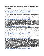 Tả một người bạn mà em yêu quý nhất lớp 3 Hay Nhất - Tiếng việt 3