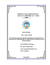 Cảm nhận về Đại hội Đại biểu toàn quốc lần thứ IX của Đảng Cộng sản Việt Nam | Bài tập lớn môn Lịch sử đảng cộng sản Việt Nam