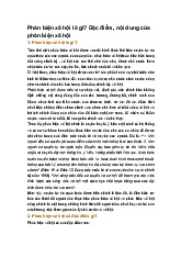 Phản biện xã hội là gì? Đặc điểm, nội dung của phản biện xã hội
