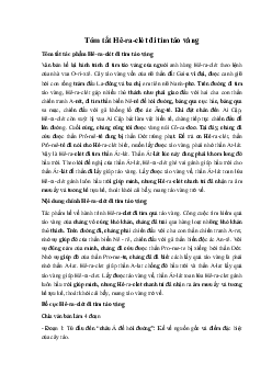 Tóm tắt Hê-ra-clét đi tìm táo vàng Ngữ văn 10 Cánh Diều
