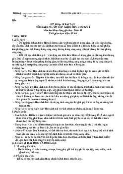 Ôn tập kiểm tra học kì 1 | Giáo án Toán 11 Cánh diều