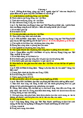 Đề cương môn Tư tưởng Hồ Chí Minh - Trường Đại học lao động -  xã hội.