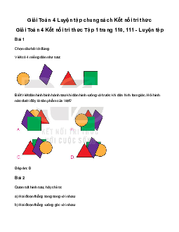 Giải Toán lớp 4 Bài 32: Luyện tập chung | Kết nối tri thức